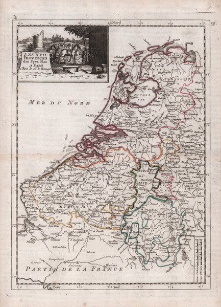 Le XVII Provinces des Pays Bas