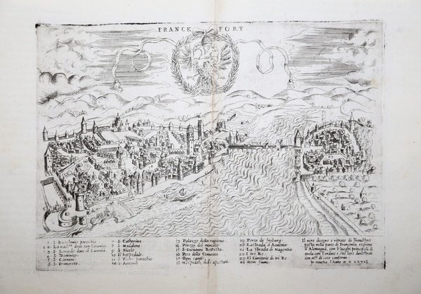 Franckfort. Il vero disegno e ritrato di Franckfort posta nella …