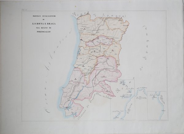 Province Ecclesiastice di Lisbona e Braga nel Regno di Portogallo