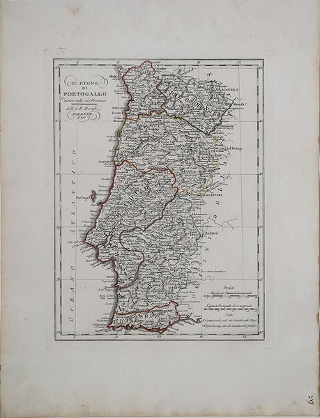 Il Regno di Portogallo diviso nelle sue provincie
