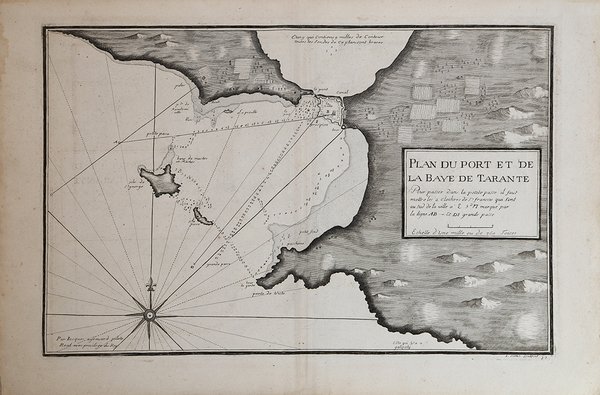 Plan du Port et de la Baye de Tarante