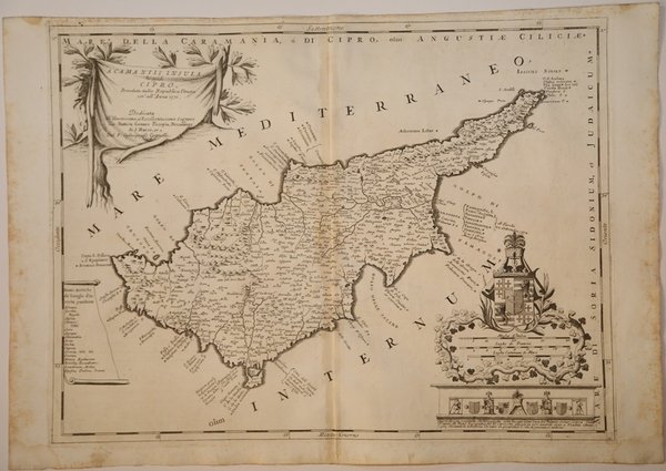 Acamantis Insula hoggidi Cipro, posseduta dalla Republica Venetasin' all'Anno 1571…