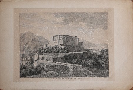 Vue du palais colomne a Subiaco