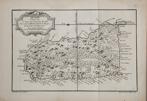 Carte de L'Isle de Sainte Lucie | Immagine principale