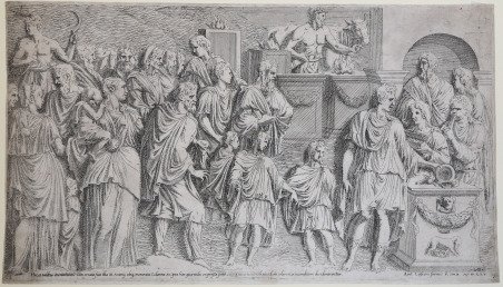 L’imperatore Traiano offre un sacrificio