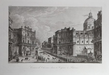 Caurses de Chevaux dans le Cassaro a Palerme | Immagine principale