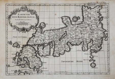 Karte von dem Reiche Japon