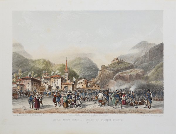 Susa, Mont Cenis Bivouac of French Troops