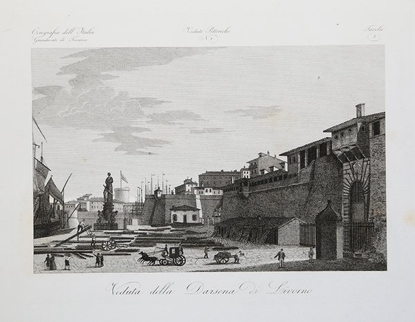 Veduta della Darsena di Livorno