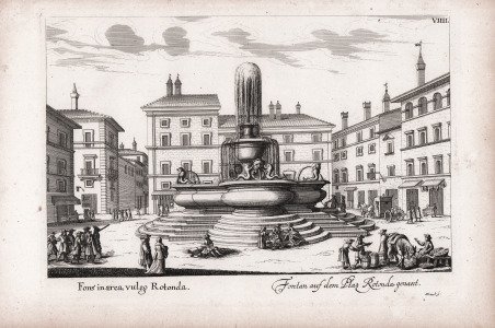 Fontana in piazza della Rotonda