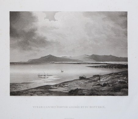 Vue de l’ancien Port de Lilibée er du Mont Erix
