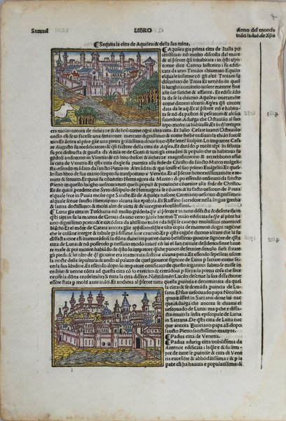 Padua citta de Venetia & Sequita la citta d’Aquilea & …