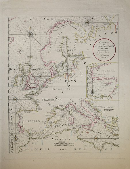 Ubersicht der Europaeischen Seekusten