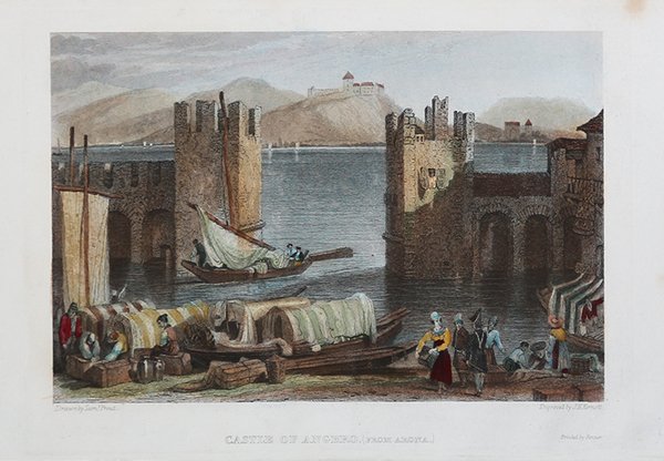 Castle of Angero . (From Arona.)