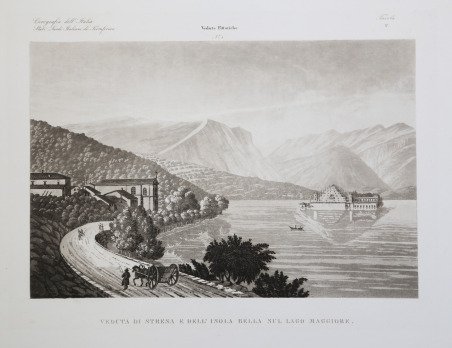 Veduta di Stresa e dell' Isola Bella sul Lago Maggiore