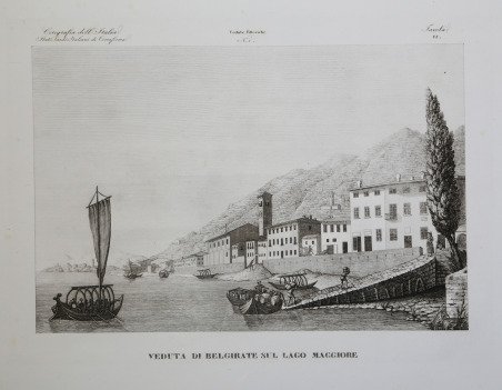 Veduta di Belgirate sul Lago Maggiore