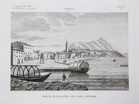 Veduta di Pallanza sul Lago Maggiore
