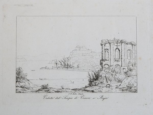 Veduta del Tempio di Venere a Baja