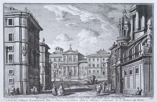 Monastero e Chiesa di S. Giuseppe a capo delle case …