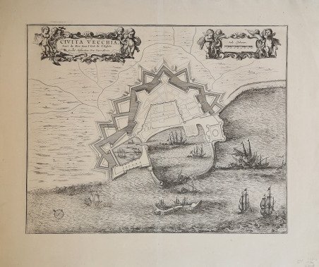 Civita Vecchia Port de mer dans l'etat l' eglife