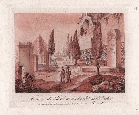 Le mura di Niccolò IV. ai Sepolcri degli Inglesi