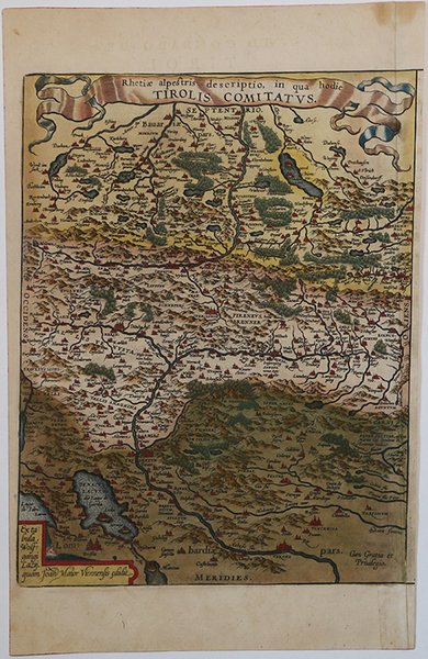 Rhetiae alpestris descriptio in qua hodie Tirolis Comitatus.