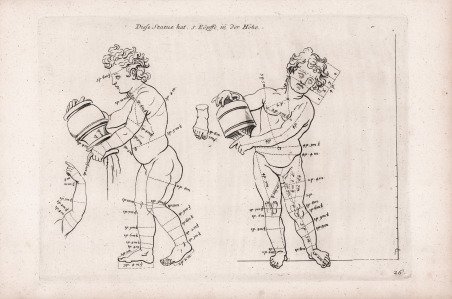 Diese Statue hat 5. Köpffe in der Höhe