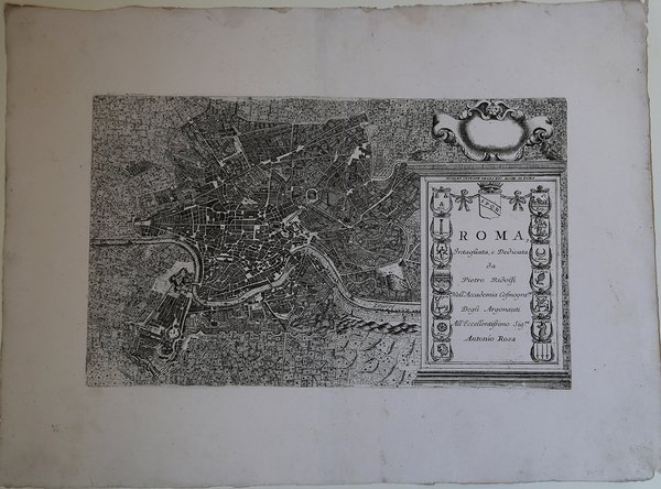 Roma / intagliata e dedicata da Pietro Ridolfi nell'Accademia Cosmogra[fi]ca … | Immagine Gallery 1
