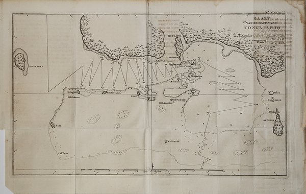 Kaart van de haven van Tongataboo
