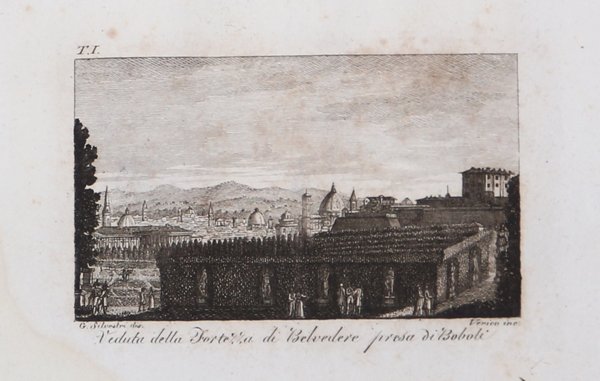 Veduta della Fortezza di Belvedere presa di Boboli