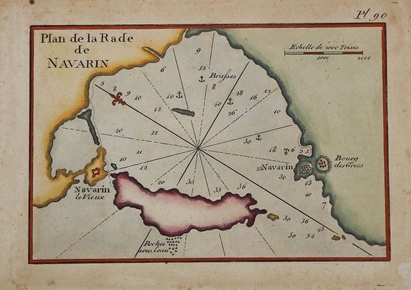 Plan de la Rade de Navarin