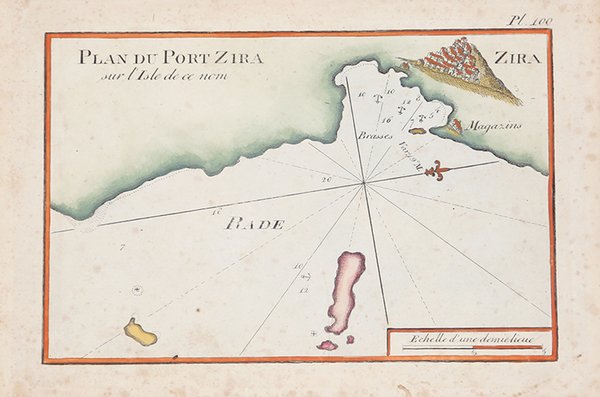 Plan du Port Zira sur l'Isle de ce nom