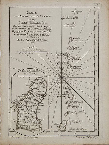 Carte de L'Archipel de St. Lazare ou Les isles Marianes