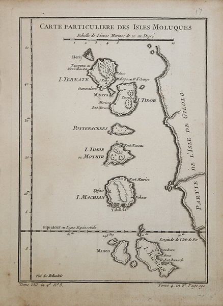 Carte Particuliere des Isles Moluque