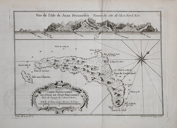 Carte Particuliere de L'Isle de Juan Fernandes | Immagine principale
