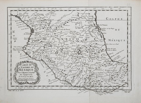 Carte de l'Empire du Méxique