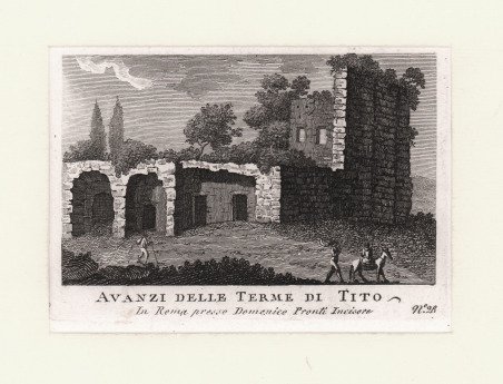 Avanzi delle Terme di Tito