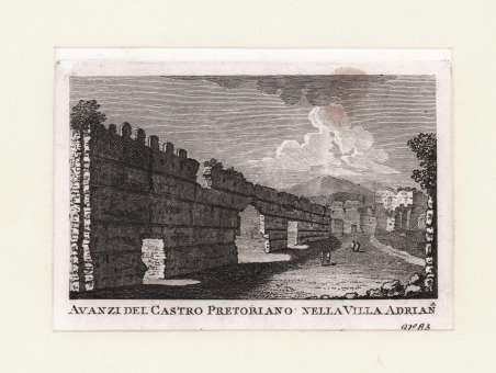 Avanzi del Castro Pretoriano nella Villa Adriana