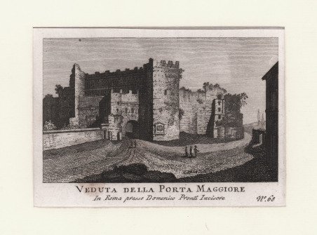 Veduta della Porta Maggiore