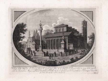 Veduta della Bas. di S. Lorenzo fuori le mura. / …