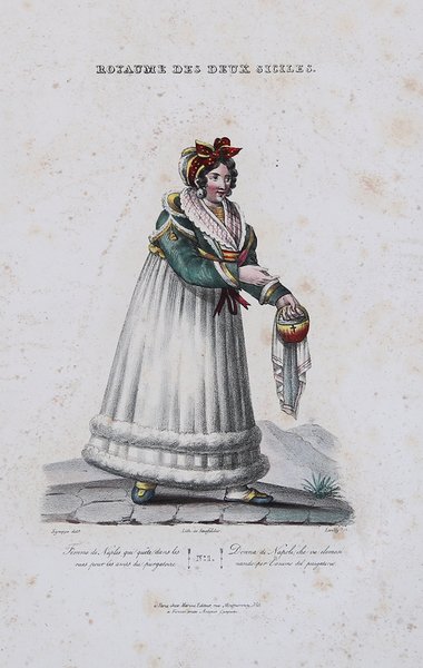 Donna di Napoli che va elemosinando per l'anime del purgatorio