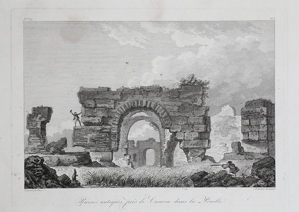 Ruines antiques près de Canosa dans la Pouille