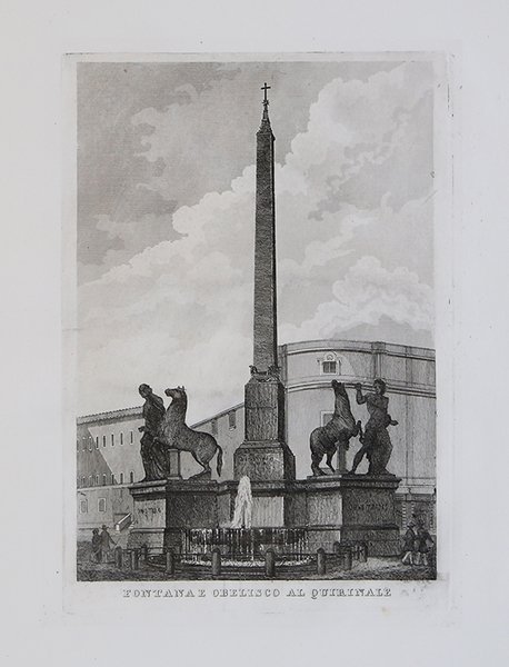 Fontana e Obelisco al Quirinale