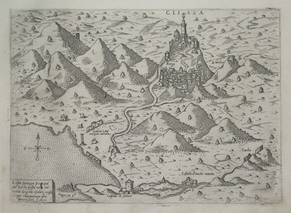 Clissa fortezza principal del turcho posta nella dalmatia longi da …