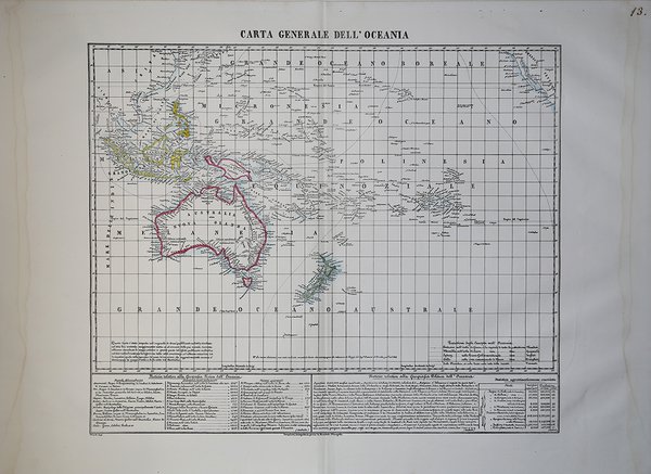 Carta generale dell'Oceania