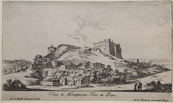 Veue de Montefiasconi. Terre du Pape