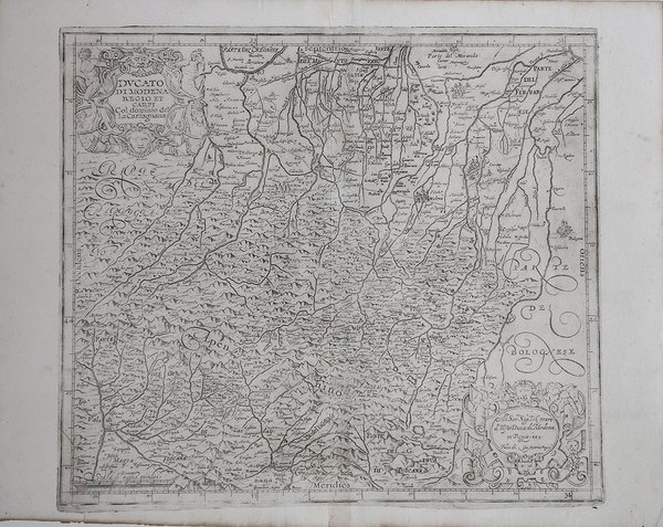 Ducato di Modena Regio et Carpi Col dominio della Carfagnana