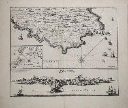 Piombine, Ville de Toscane située sur le Canal de vce …