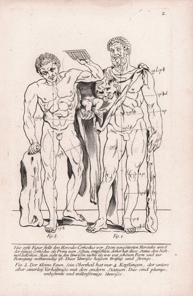 Die erste Figur Stellt den Hercules Comodus.