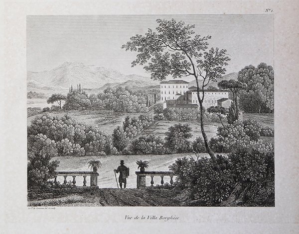 Vue de la Villa Borghèse